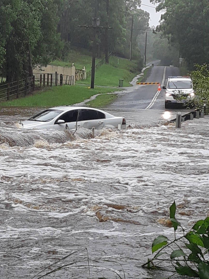 Car floods