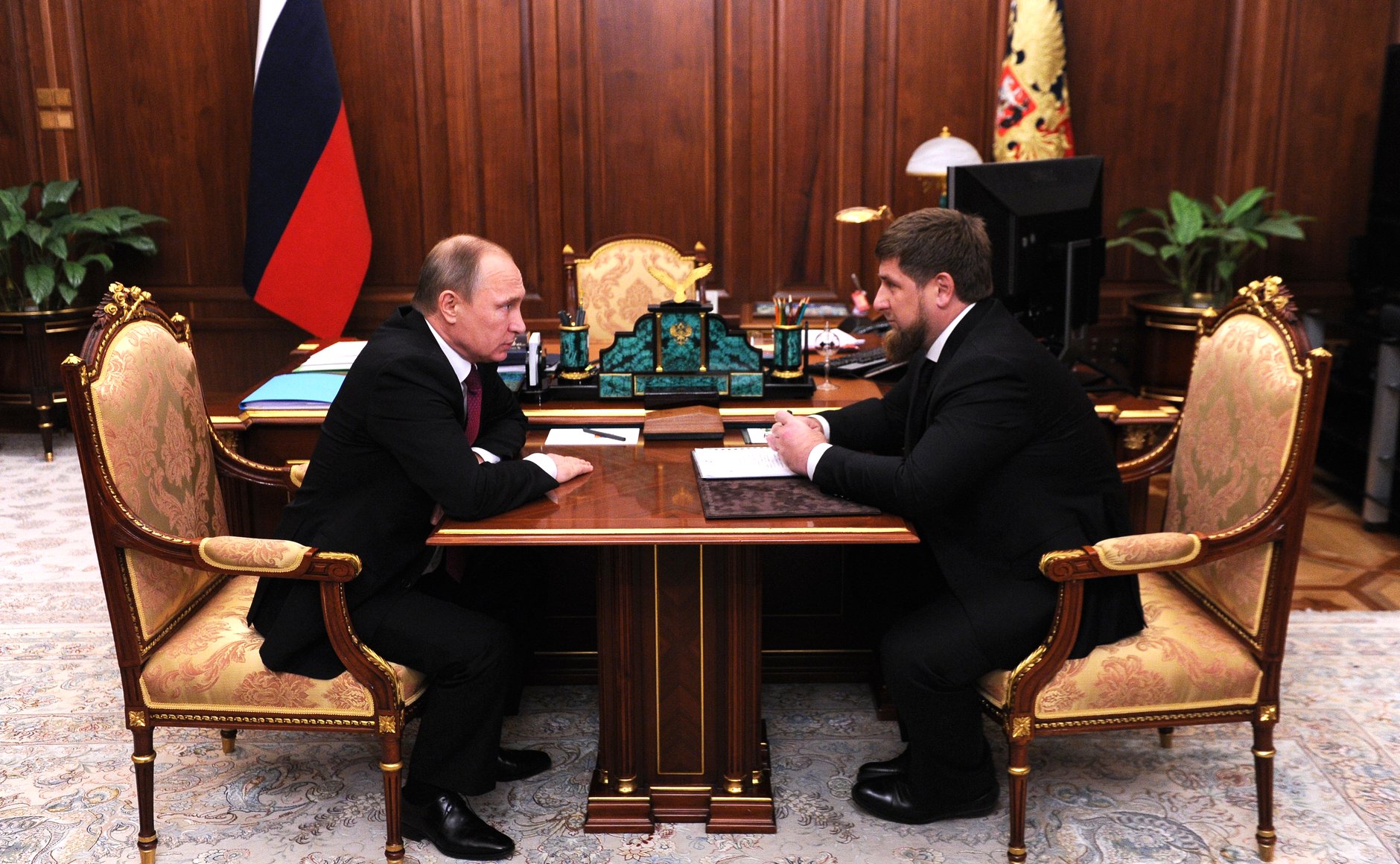 Putin and Kadyrov