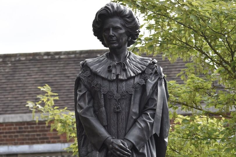Margaret Thatcher statue egged within two hours of unveiling