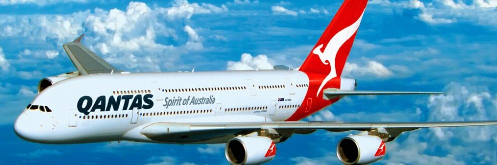 Qantas in full flight
