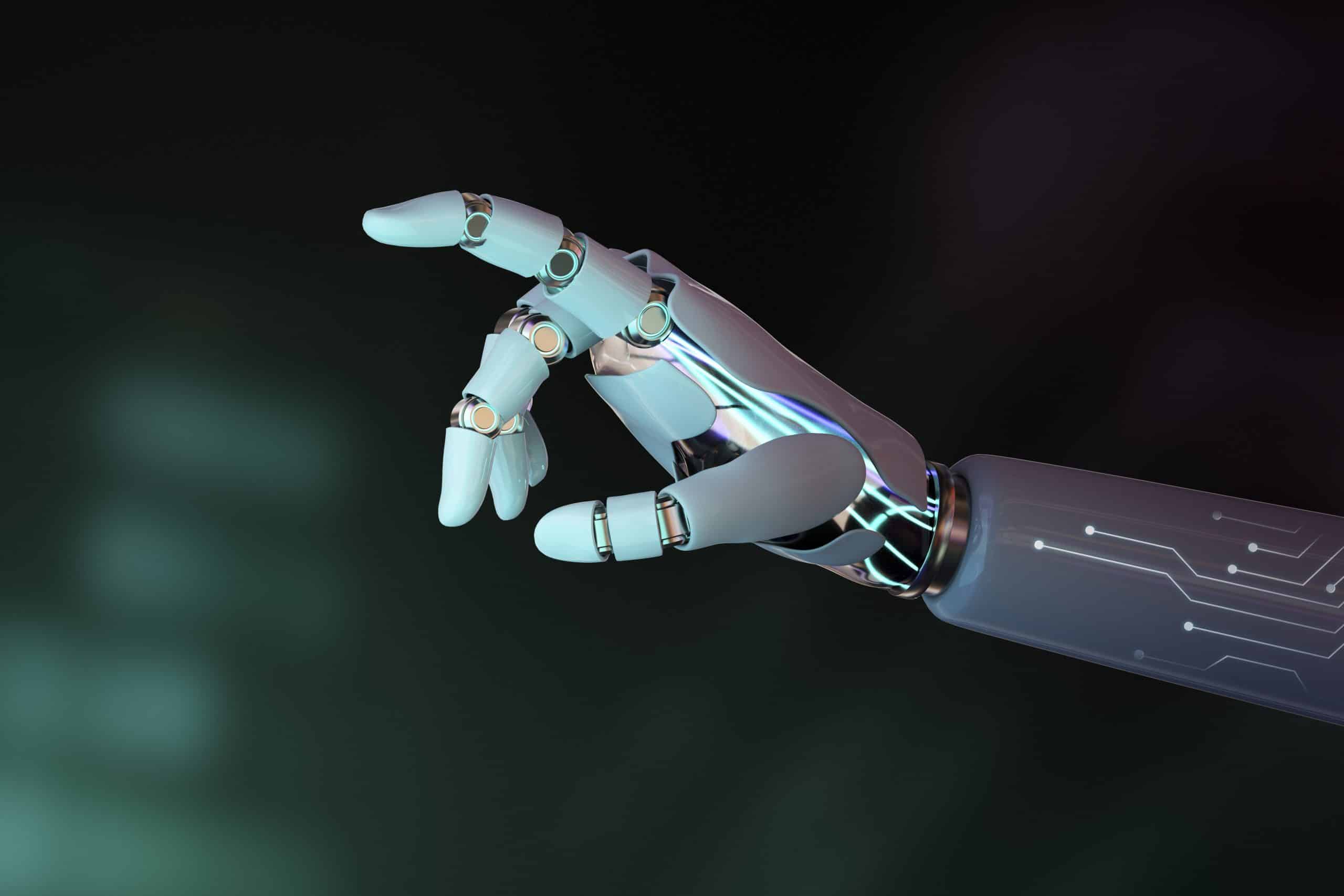 Robot reaching hand