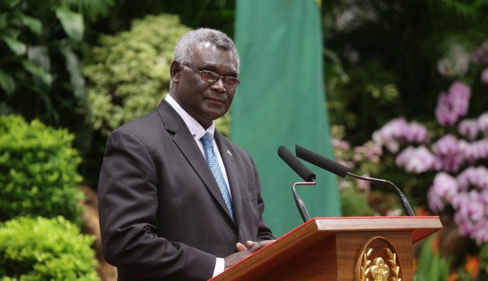 Prime Minister Manasseh Sogavare