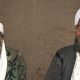 Osama bin Laden sits with his adviser and purported successor Ayman al-Zawahiri