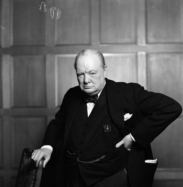 Sir Winston Churchill portrait