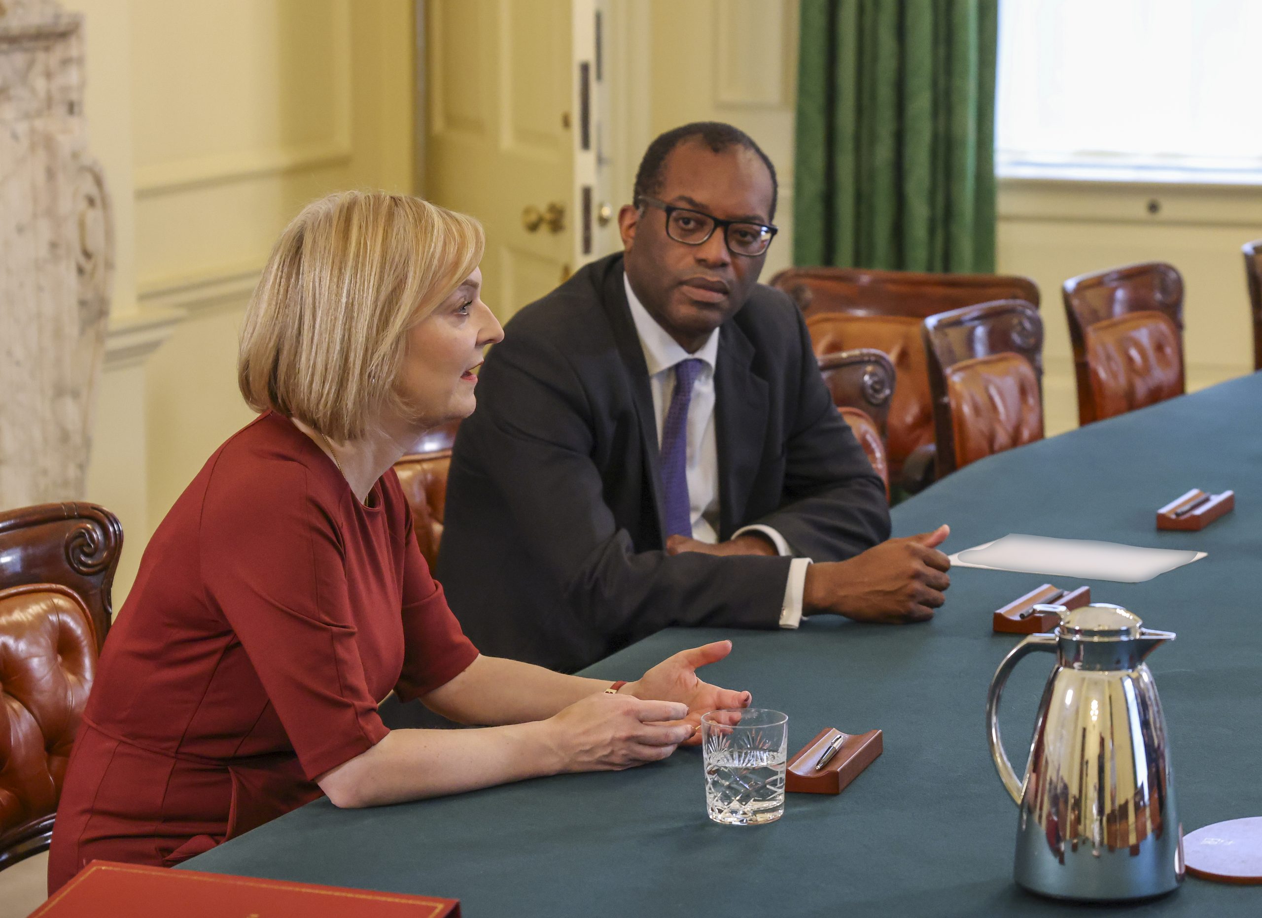 Liz Truss and chancellor Kwasi Kwarteng