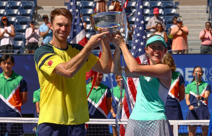 Storm Sanders and John Peers US Open mixed doubles champions