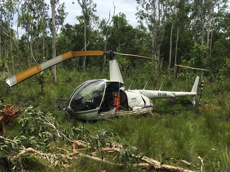 The helicopter that crashed on 28 February, killing Chris Wilson