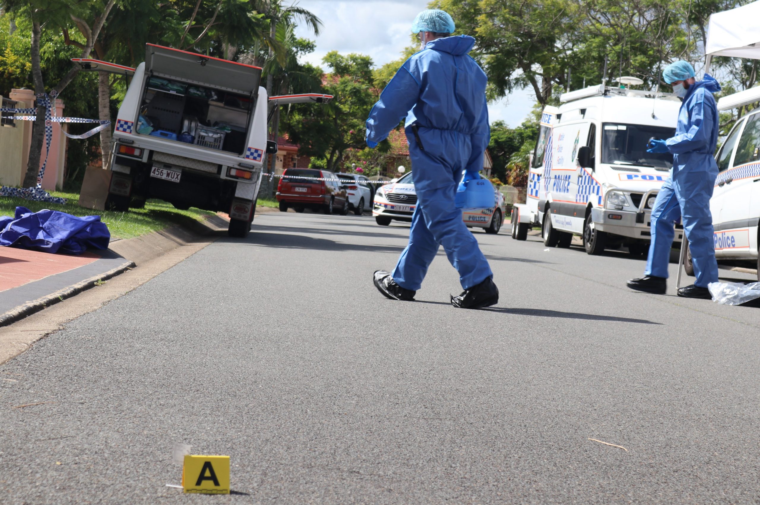 Police on scene regarding Wendy Sleeman incident.