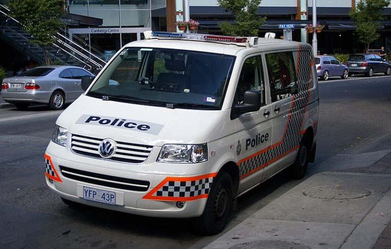 AFP van australian federal police