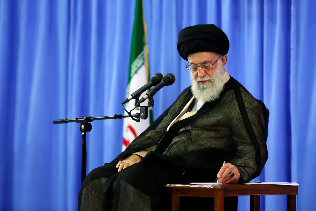 Iran's Supreme Leader Ayatollah Ali Khamenei.