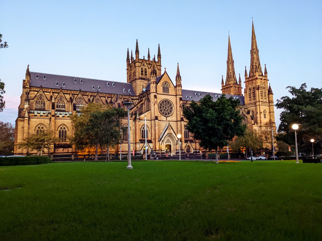 St Mary's Cathedral where Pell's funeral was held