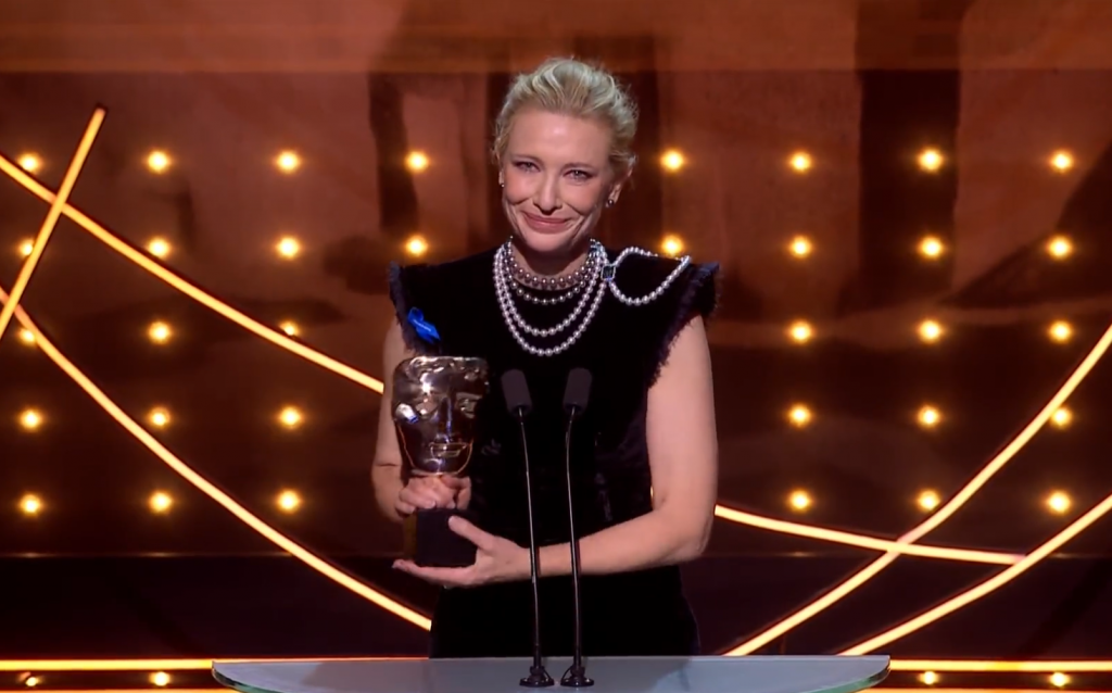 cate blanchett wins best actress bafta