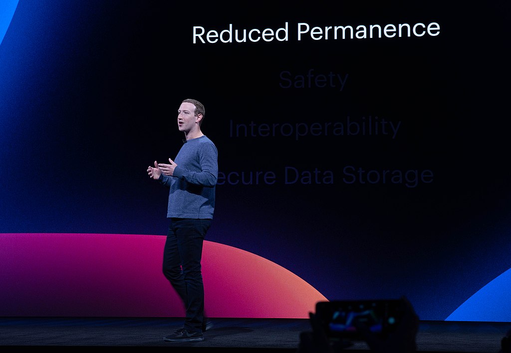 Facebook CEO Mark Zuckerberg announces the plan to make Facebook more private at Facebook's Developer Conference on April 30, 2019.