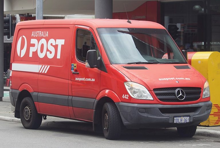Standard Australia Post delivery van