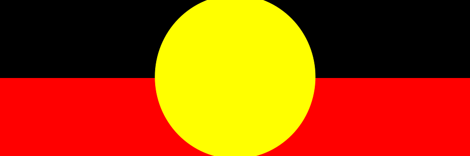 The indigenous flag is an important symbol for supporters of the path to treaty with First Nations people.