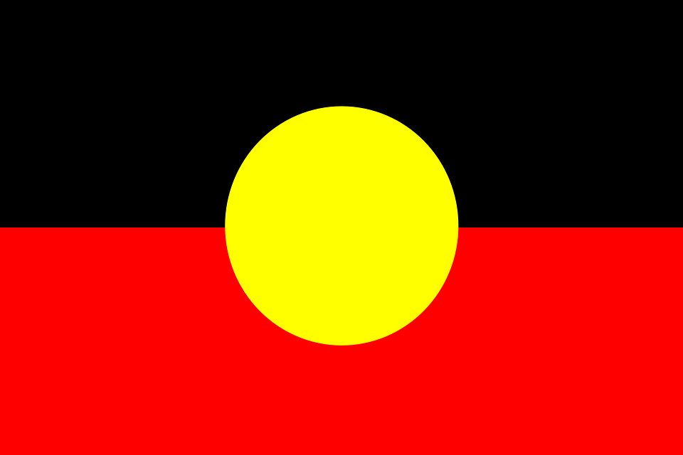 The indigenous flag is an important symbol for supporters of the path to treaty with First Nations people.