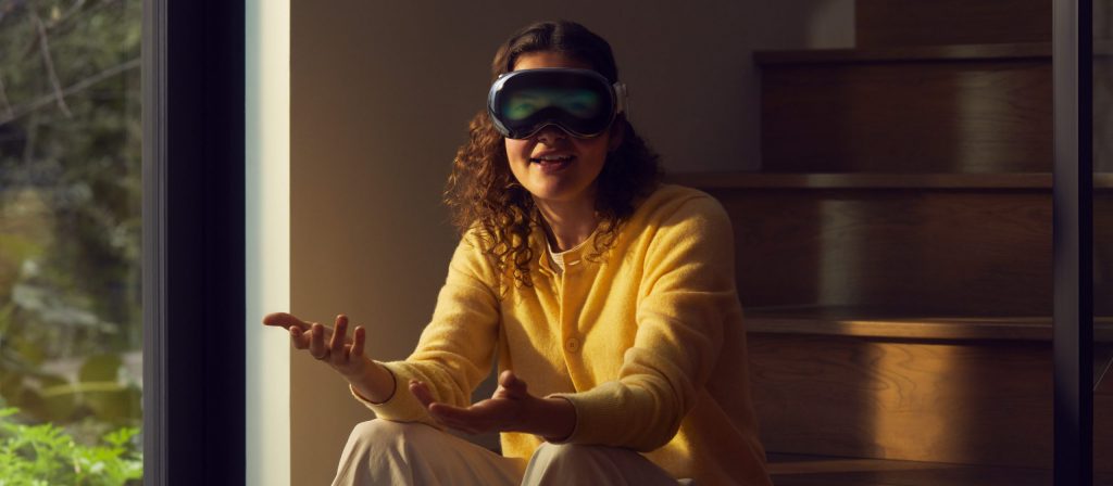 Apple's Vision Pro, announced at WWCD23.