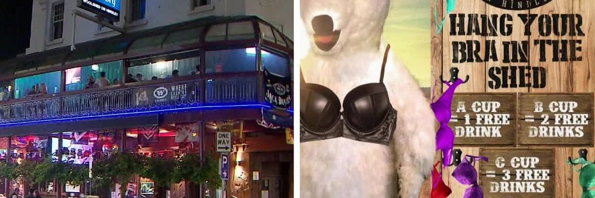 Woolshed on Hindley nightclub, Adelaide, learns its punishment for urging  patrons to take off their bra for free drinks
