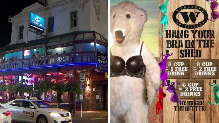 Woolshed nightclub apologises for encouraging patrons to take off their bra for free drinks.