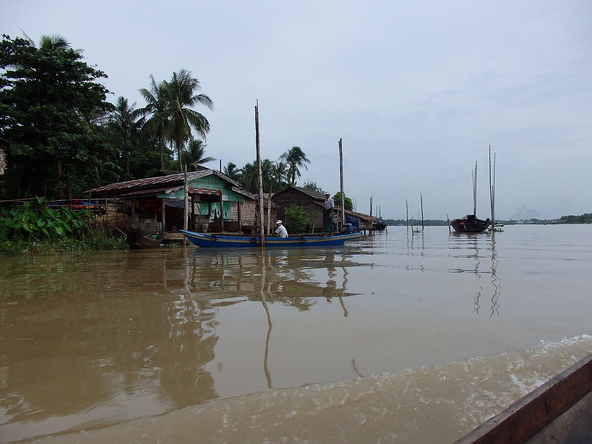 Myanmar floods have killed at least five and displaced thousands