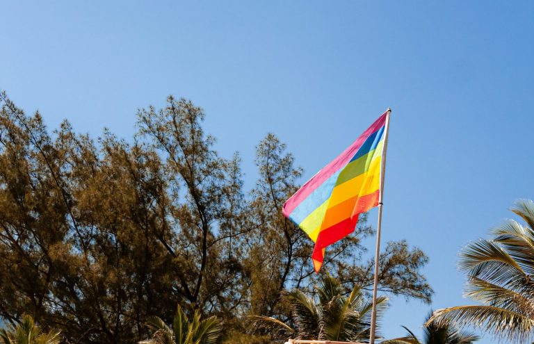 Rainbow Pride flag photo by Ezequiel Campos