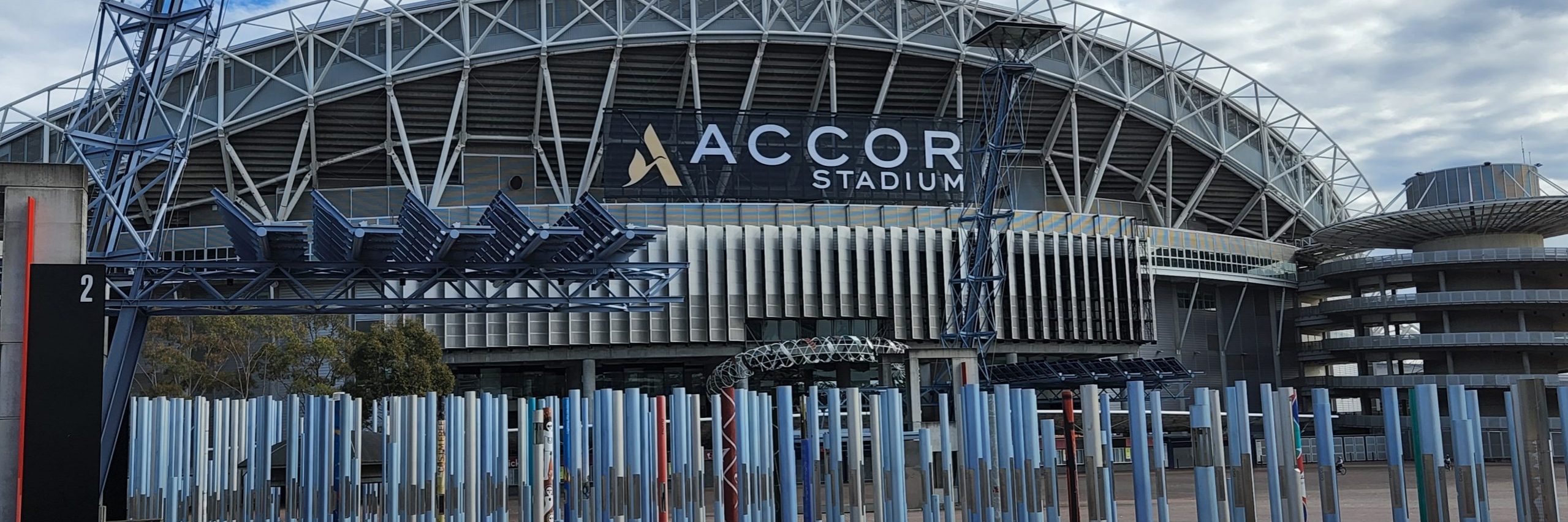 Cathy Freeman has been honoured at Sydney's Accor Stadium.