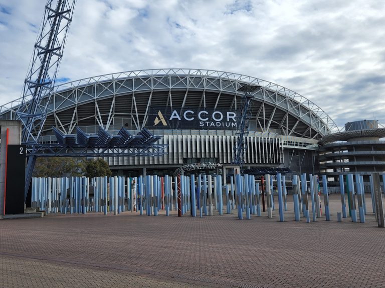 Cathy Freeman has been honoured at Sydney's Accor Stadium.