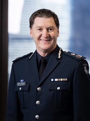 Shane Patton was appointed at the Chief Commissioner of Victoria Police in June 2020.