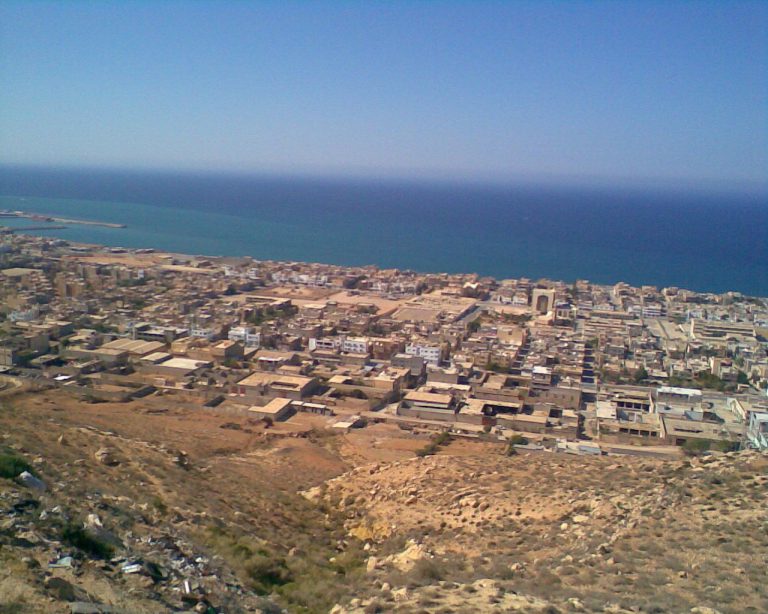 Derna, Libya, taken prior to the devastating floods.
