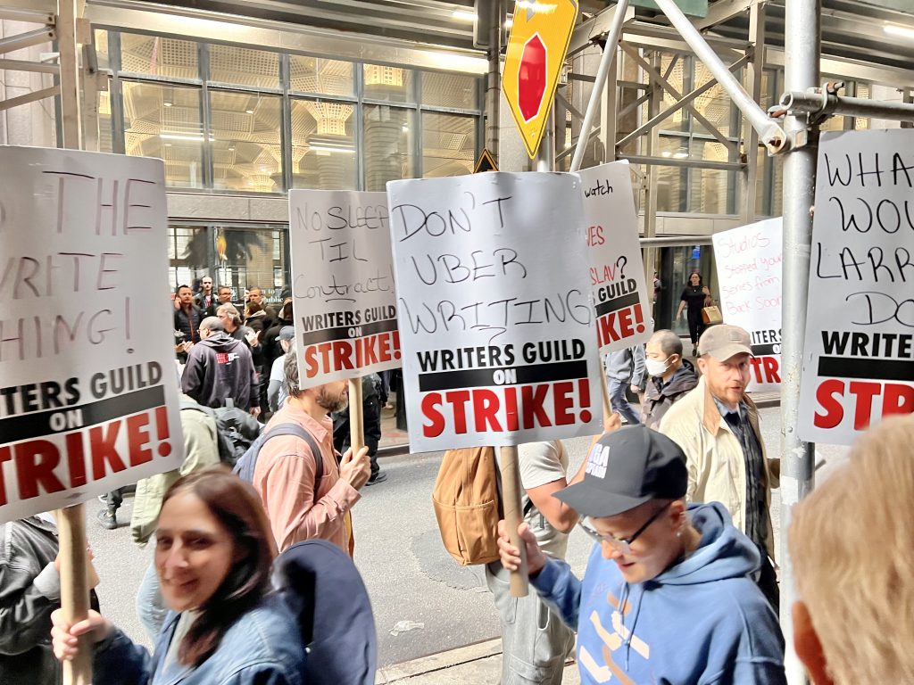 2023 Writers Guild strike, picket line