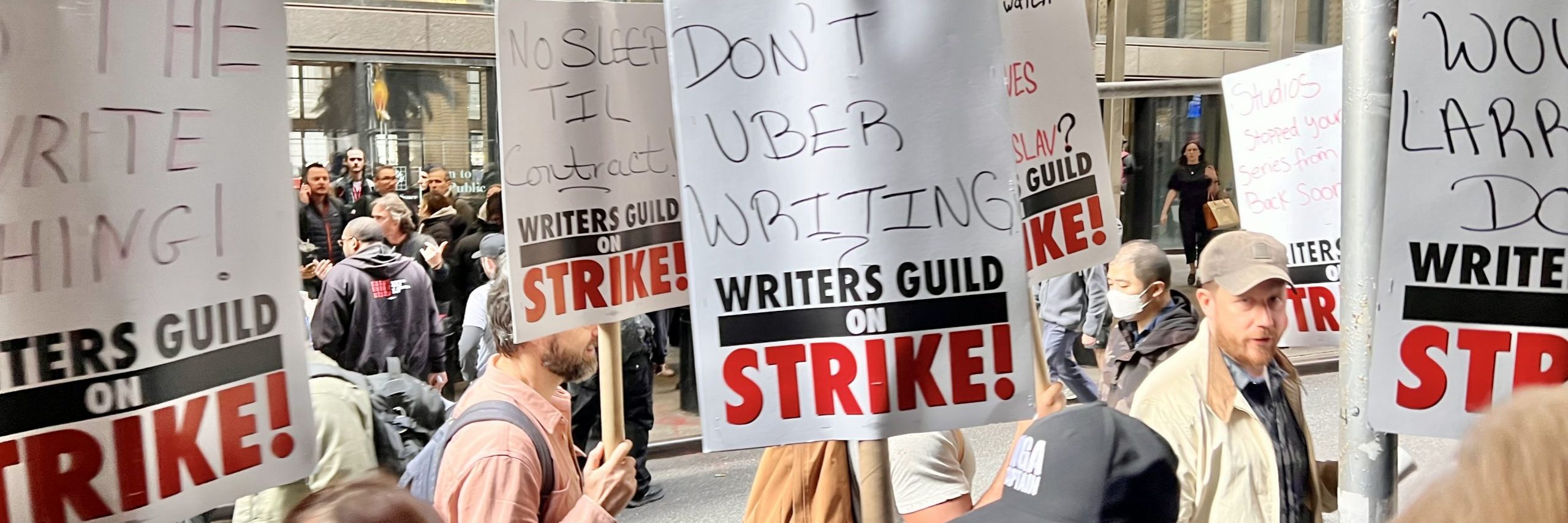 2023 Writers Guild strike, picket line