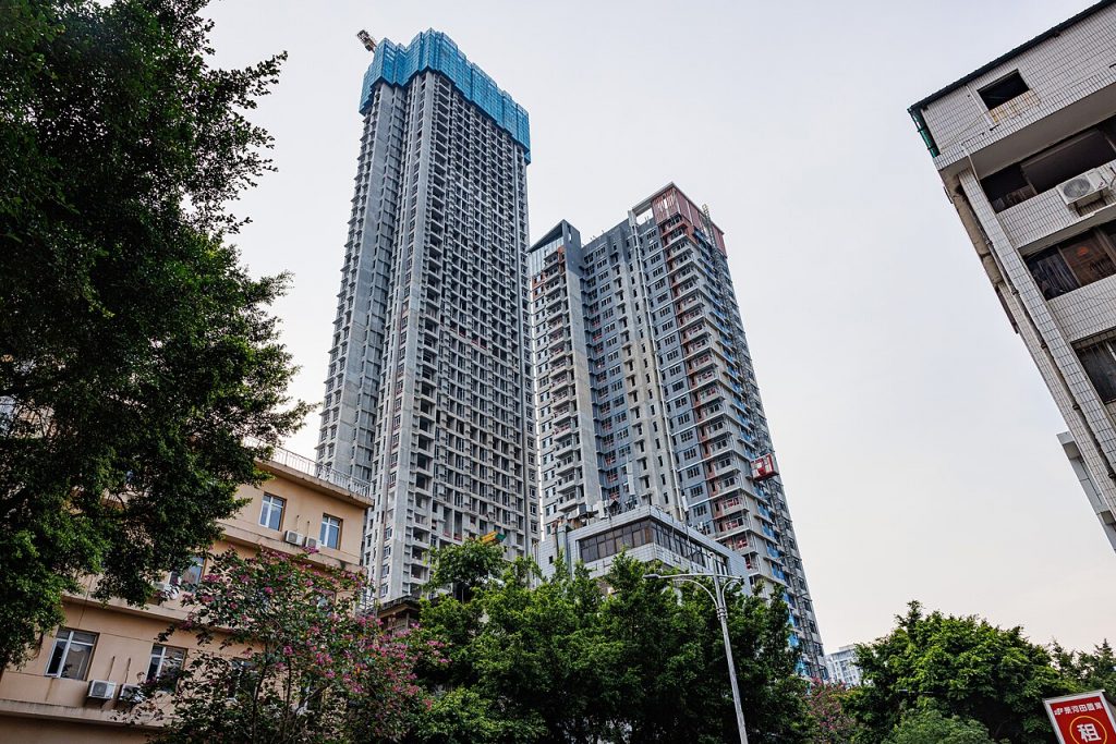 One of China Evergrande Group's former high rises.