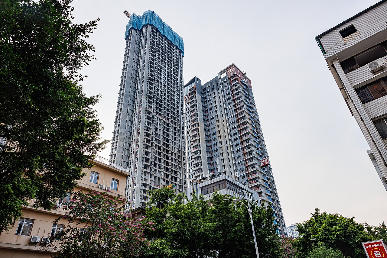 One of China Evergrande Group's former high rises.