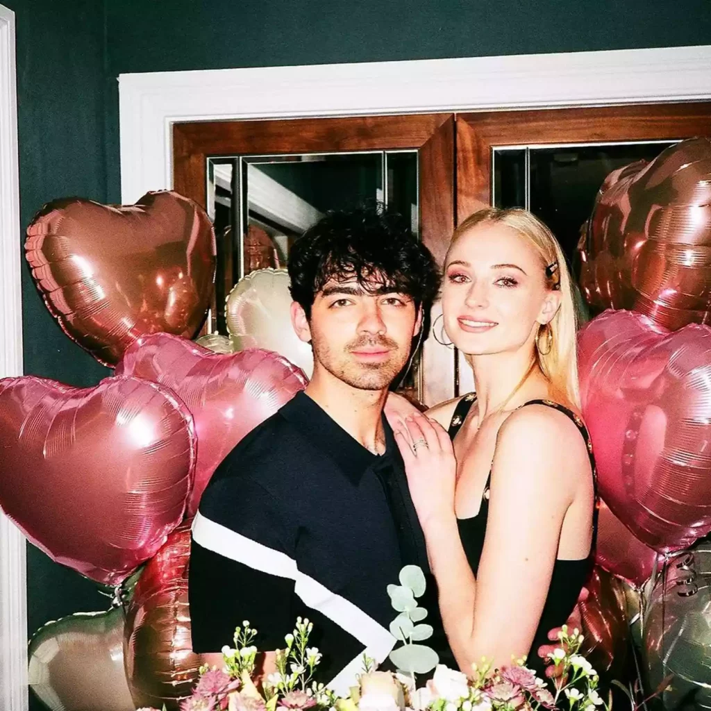 Joe Jonas and Sophie Turner: via Sophie Turner's Instagram.