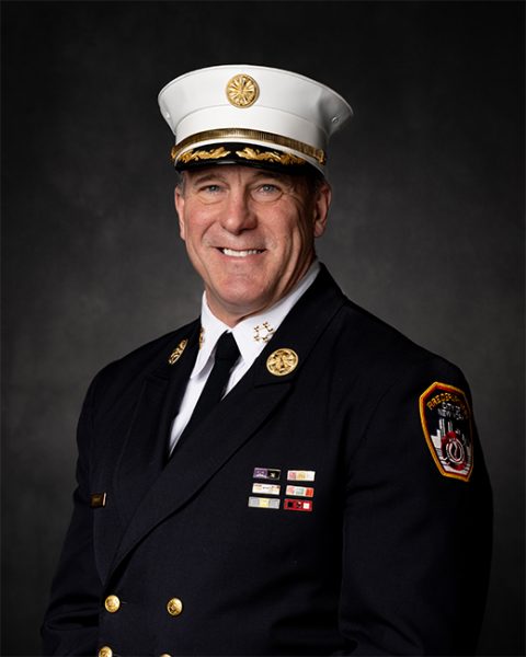 Photo of the Chief of the Fire Department of New York, John Hodgens