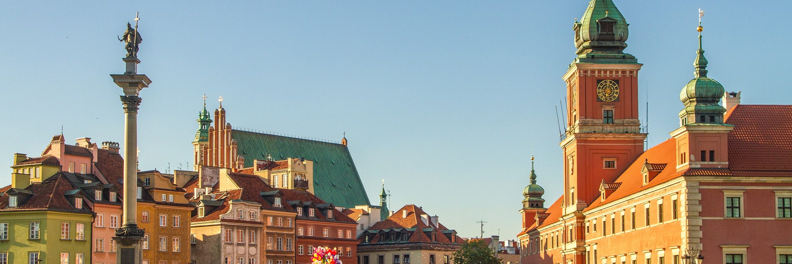 Market Square in Warsaw, Poland