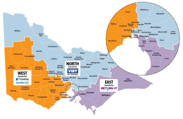 Map outlining the boundaries of the CDS Vic Zone Operators