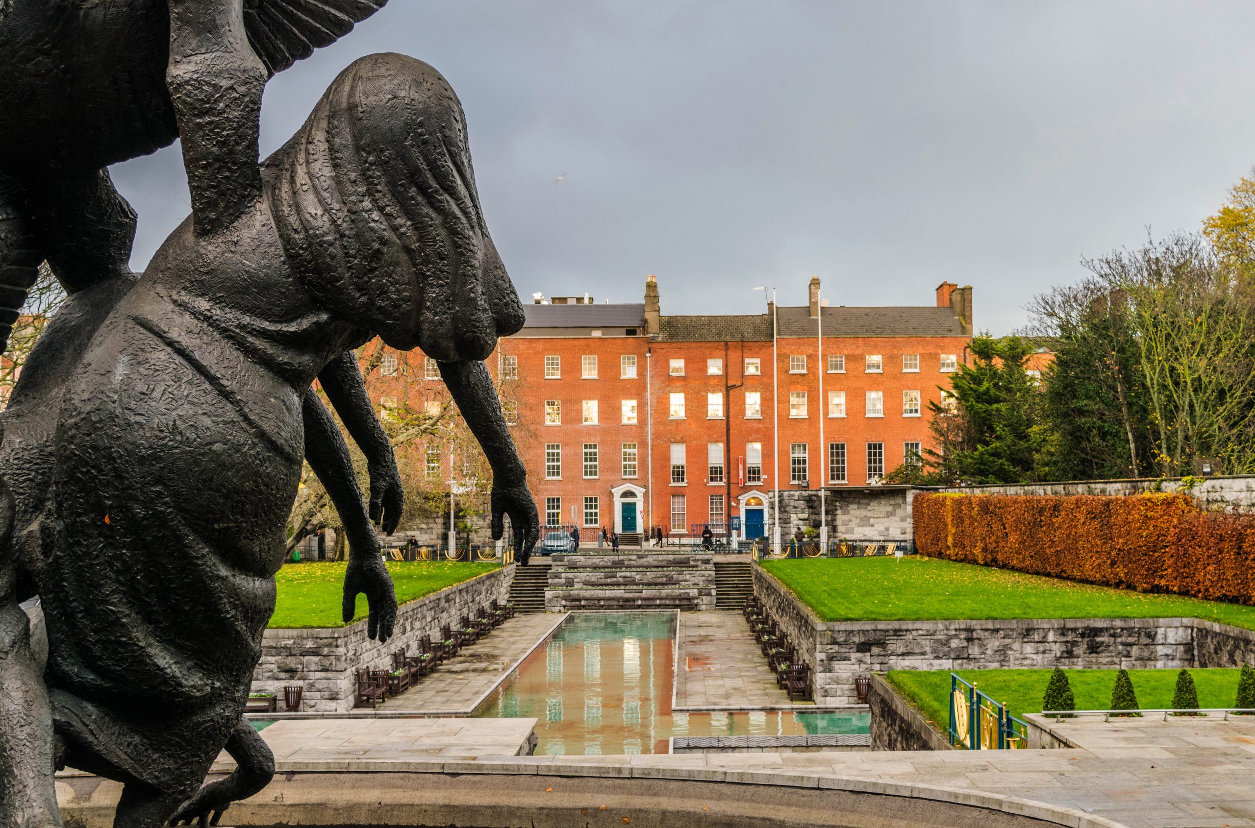 The Garden of Remembrance, located in Parnell Square, Dublin