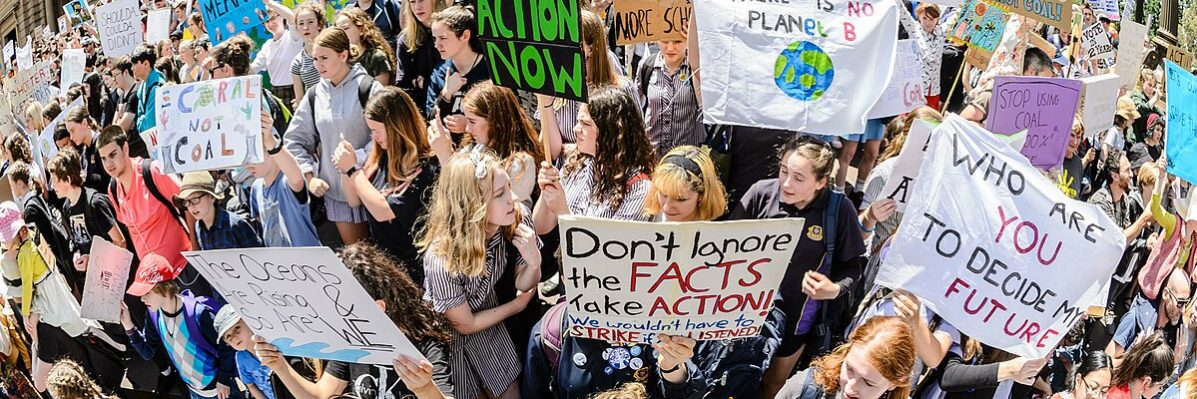 Thousands of students took to the streets on Friday to protest the government's inaction on climate change.