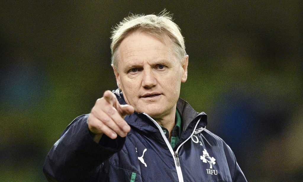 Joe Schmidt coaching the Irish team