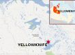 Map of Northwest Territories, Canada where the plane chartered by Rio Tinto crashed.
