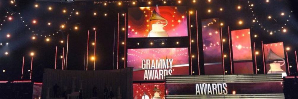 The stage at the Grammy Awards 2024