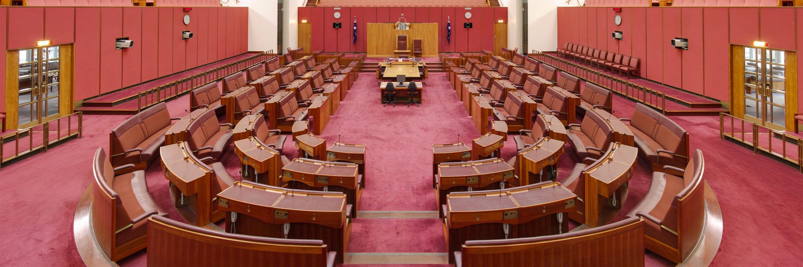 An image of the Australian Senate, which has halted a proposed immigration bill