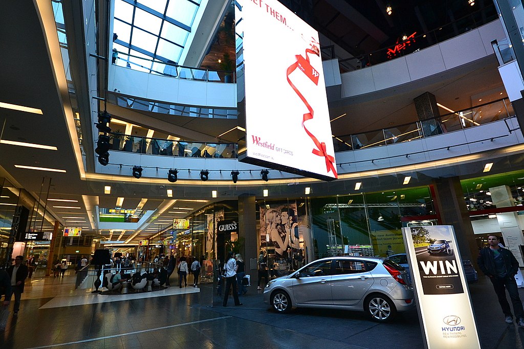 Sydney Westfield Bondi Shopping centre