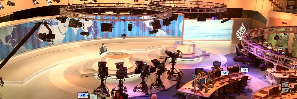 Al Jazeera studio in Qatar