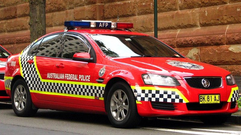 Australian Federal Police car