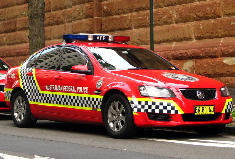 Australian Federal Police car