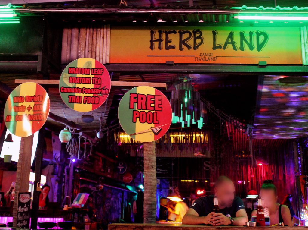 Cannabis cafe in Thailand