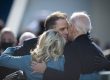 An image of US President Joe Biden hugging his family during the 59th Presidential Inauguration ceremony in Washington, Jan. 20, 2021. Image source: Chairman of the Joint Chiefs of Staff, via Wikimedia Commons