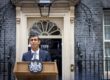 An image of British Prime Minister Rishi Sunak standing outside 10 Downing Street. He is currently handling allegations of improper gambling within his staff. Image source: Lauren Hurley, via: Wikimedia Commons